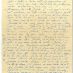 Lettera di Renato Levi al fratello Mario, spedita da Colomb Bechar, in Algeria, il 19 febbraio 1940, p. 3 Archivio privato Rossella Levi