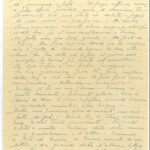 Lettera di Renato Levi al fratello Mario, spedita da Reggan, in Algeria, il 1°giugno 1940, p. 3. Archivio privato Rossella Levi