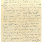 Lettera di Renato Levi al fratello Mario, spedita da Reggan, in Algeria, il 1°giugno 1940, p. 4. Archivio privato Rossella Levi